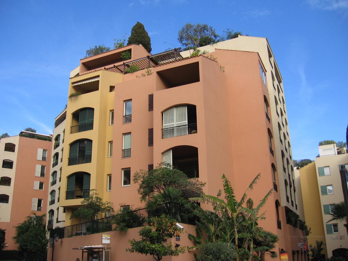 Michelangelo Building Monaco exterior with views of the Mediterranean Sea.