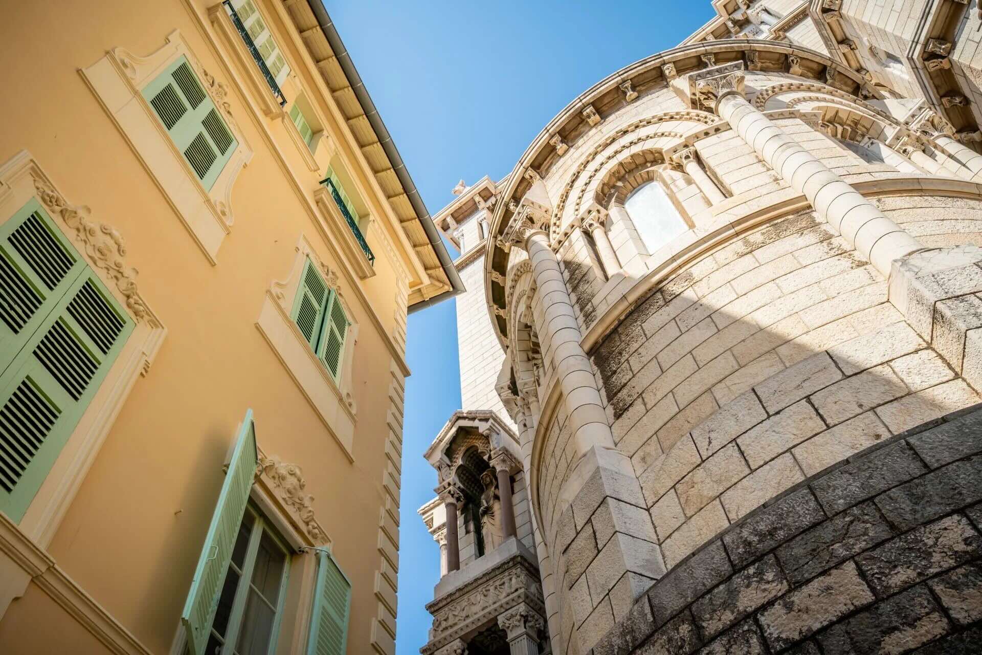 Façade historique du Comte Félix Gastaldi à Monaco-Ville.