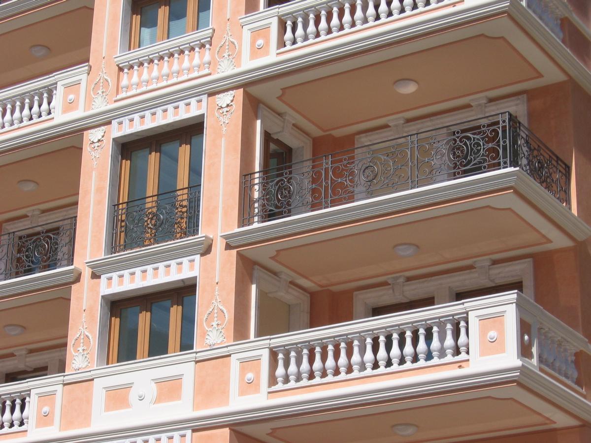 Panoramic view from the luxury apartments at Villa Les Gaumates, Monte-Carlo Monaco