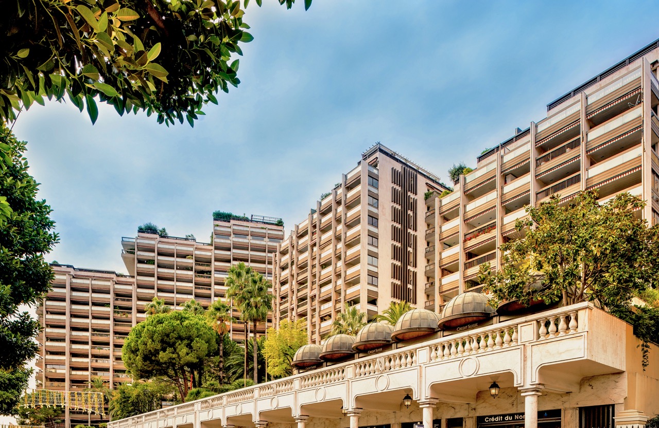 Luxury apartment at Park Palace Monaco, with panoramic views of Monte-Carlo.