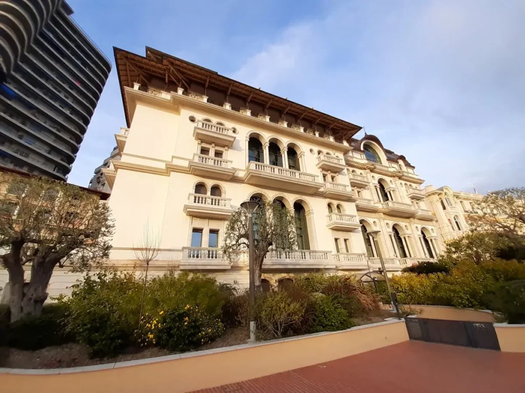 Balmoral building in the carré d'or district in Monaco.