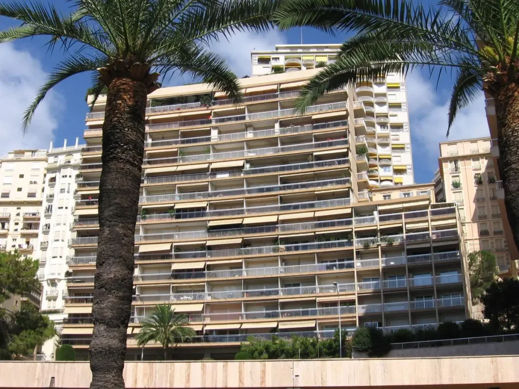 Casabianca building in the Larvotto district in Monaco.