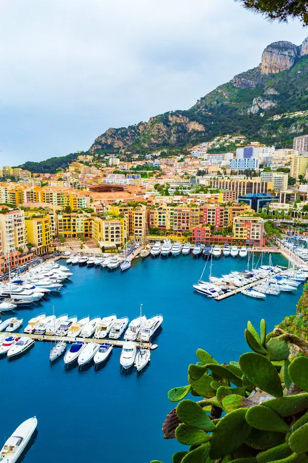 Fontvieille district in Monaco.