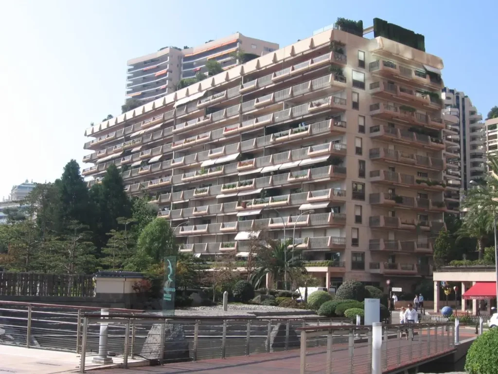 La Réserve building in larvotto district in Monaco.