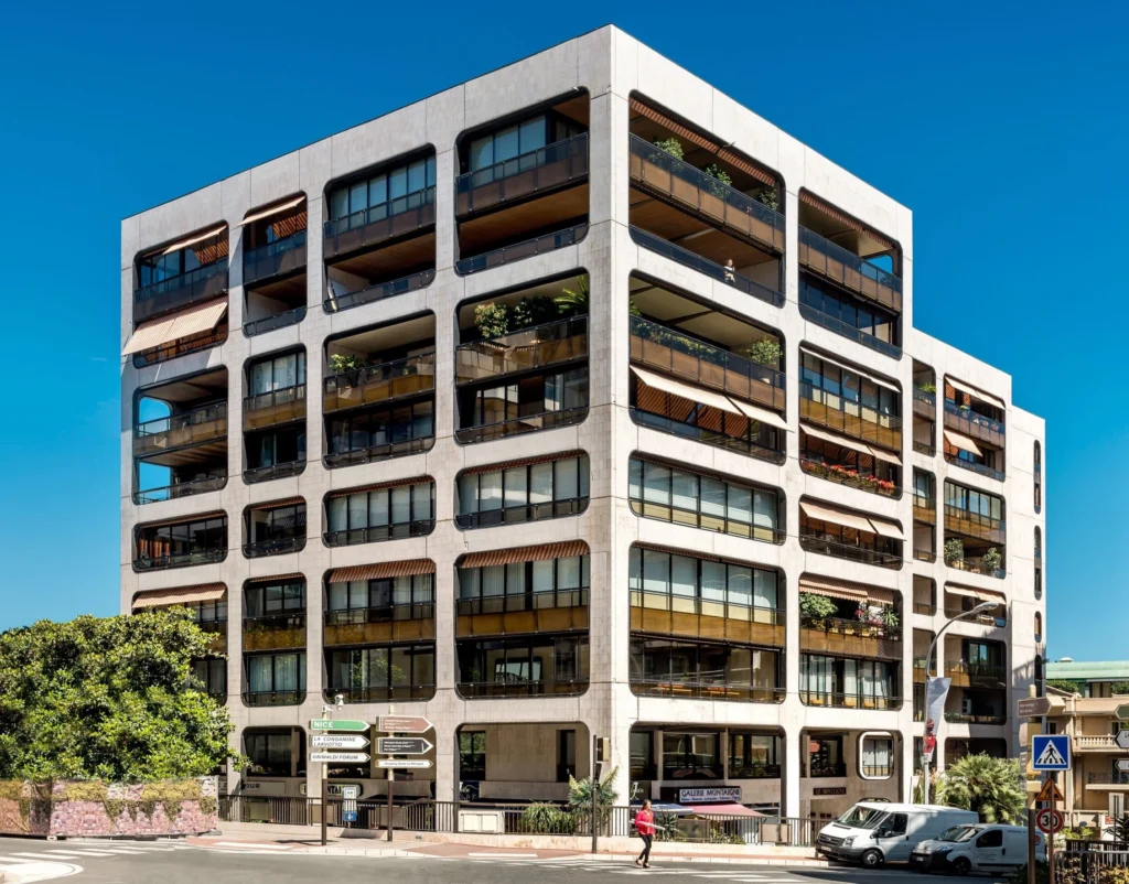 Le Montaigne building in carré d'or district, Monaco