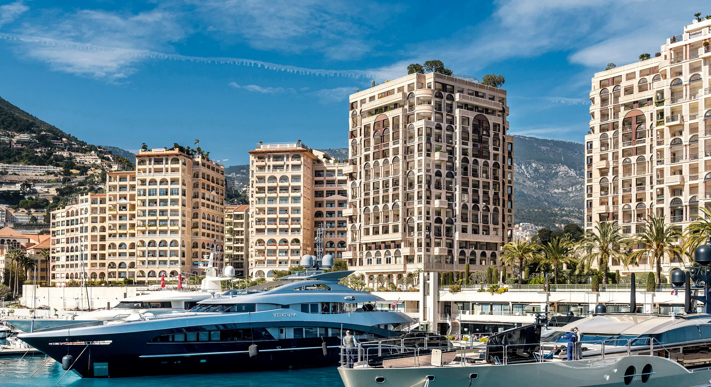 Palazzo Leonardo building in Fontvieille district in Monaco.
