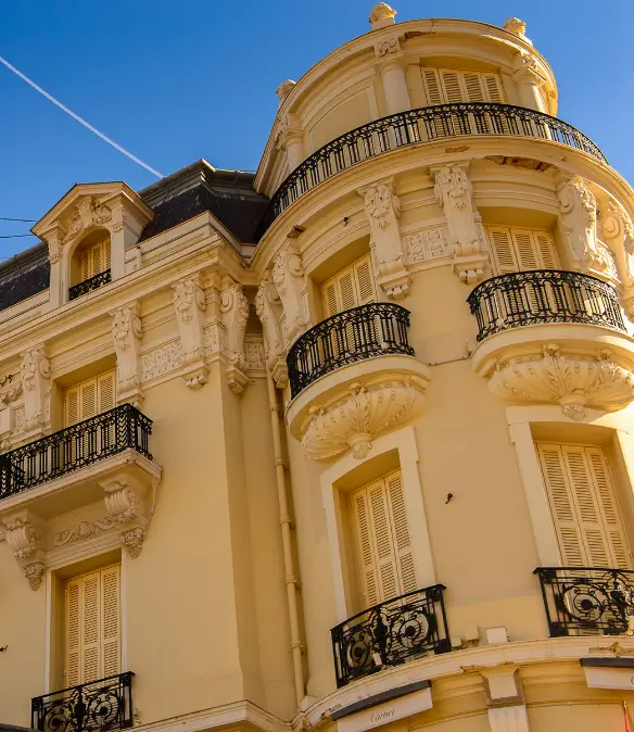 A Belle Epoque-style building in Monte Carlo, Monaco