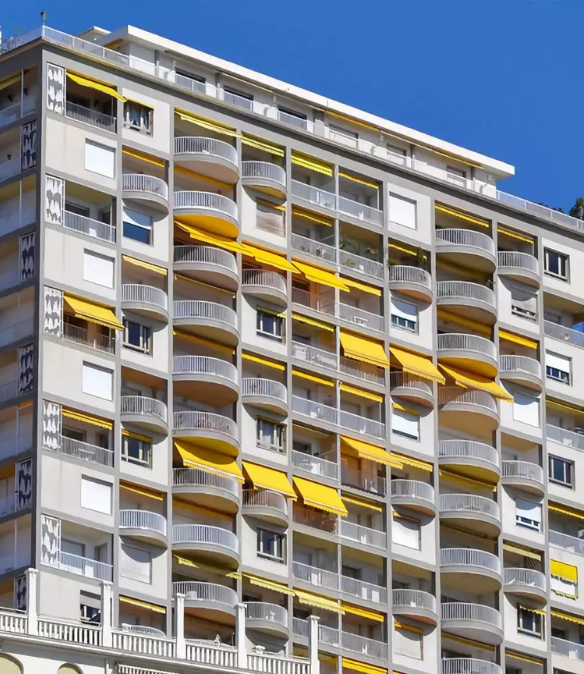 Building les Abeilles, in La Rousse-Saint Roman district.