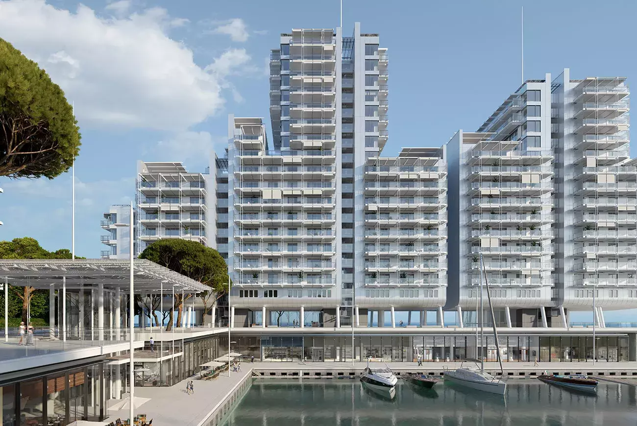 Waterfront residences of Mareterra, Monaco’s new eco-district reclaimed from the sea.