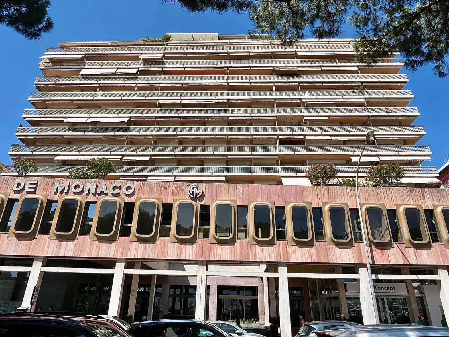 Shangri-La building in La Condamine district in Monaco.