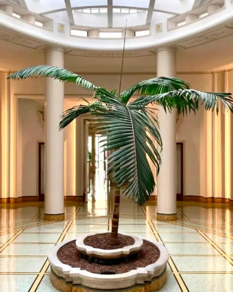 The lobby of Le Victoria, a luxury residence in Monte Carlo, Monaco