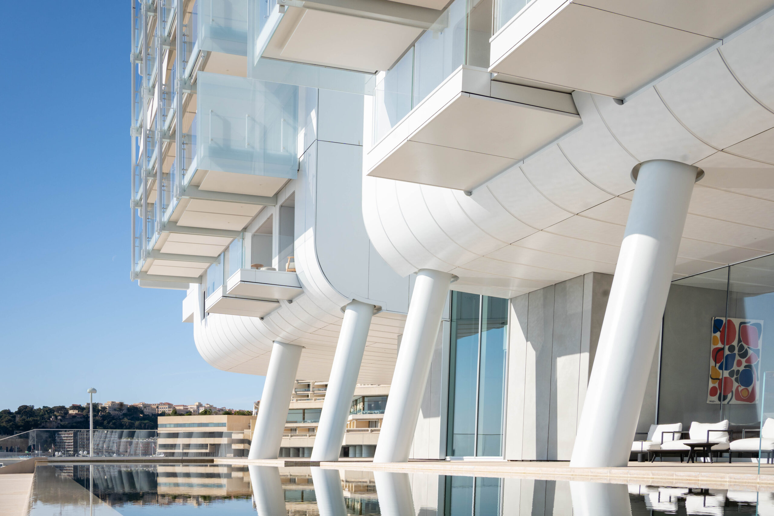 Le Renzo, a luxury apartment building in Monaco's Mareterra district